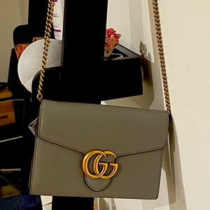 GUCCI GG MARMONT Chain Shoulder Bag! Like New 100% Authentic